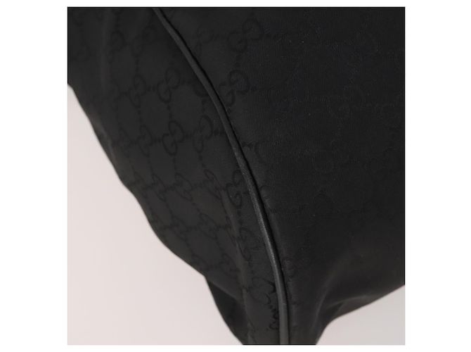 Zaino GUCCI GG Canvas Nero Argento 449181 Auth BA14948 - vista 13