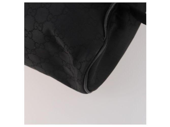 Zaino GUCCI GG Canvas Nero Argento 449181 Auth BA14948 - vista 14