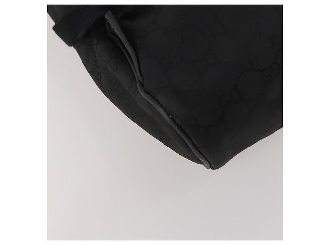 Zaino GUCCI GG Canvas Nero Argento 449181 Auth BA14948 - vista 15