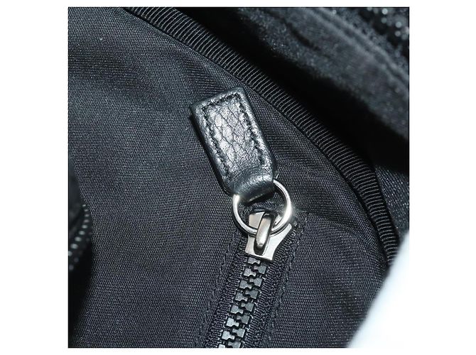 Zaino GUCCI GG Canvas Nero Argento 449181 Auth BA14948 - vista 22