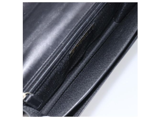 Borsa a mano VERSACE in pelle 2way Nero Argento Auth BA14829 - vista 11