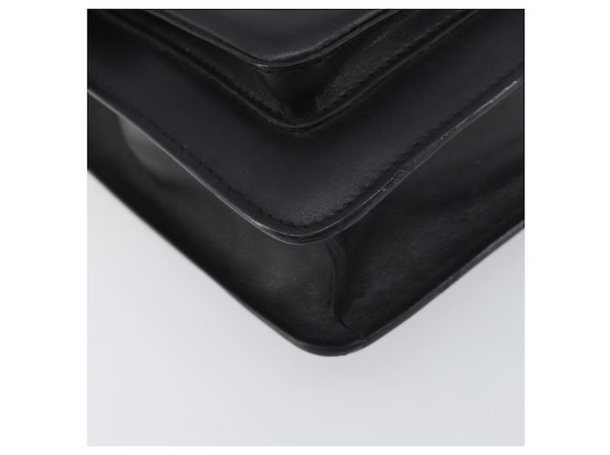 Borsa a mano VERSACE in pelle 2way Nero Argento Auth BA14829 - vista 16