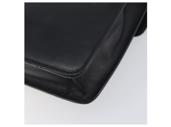 Borsa a mano VERSACE in pelle 2way Nero Argento Auth BA14829 - vista 17