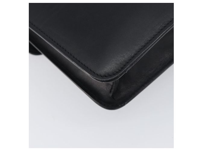 Borsa a mano VERSACE in pelle 2way Nero Argento Auth BA14829 - vista 18
