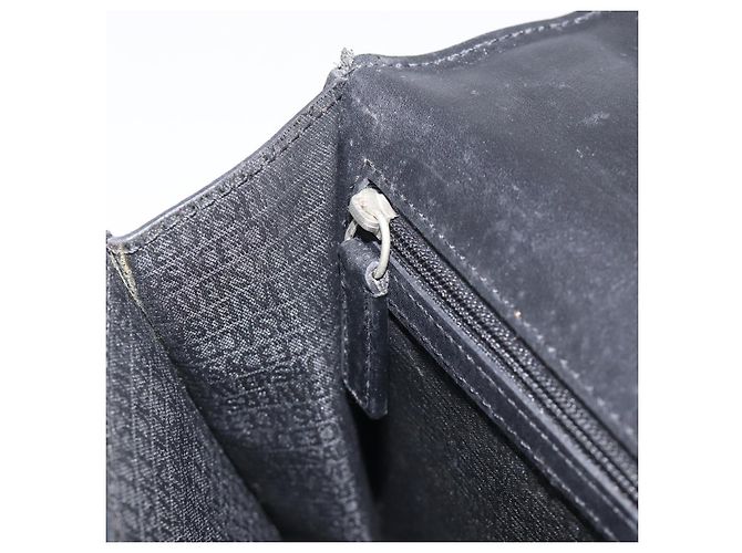 Borsa a mano VERSACE in pelle 2way Nero Argento Auth BA14829 - vista 24