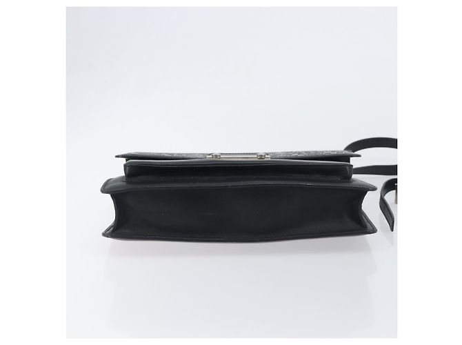 Borsa a mano VERSACE in pelle 2way Nero Argento Auth BA14829 - vista 5