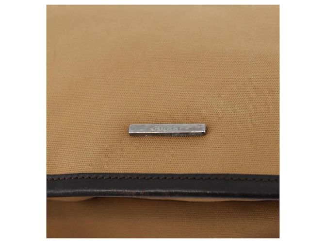 Borsa a tracolla GUCCI Web Sherry Line Canvas Beige Silver 001 4321 Auth 199680A Argento - vista 14
