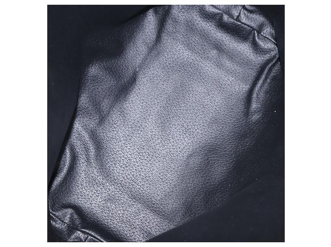 Céline Borsa a tracolla CELINE Macadam Canvas PVC Leather Black Gold Auth 197880V Nero D'oro - vista 10