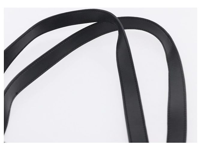 Céline Borsa a tracolla CELINE Macadam Canvas PVC Leather Black Gold Auth 197880V Nero D'oro - vista 14