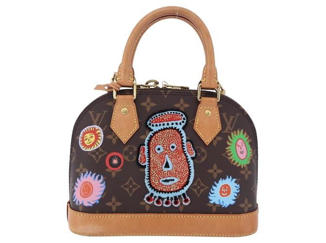 LOUIS VUITTON Monogram Yayoi Kusama Face Alma BB Bag 2way M46428 Auth 197481SAM Monogramma - vista 13