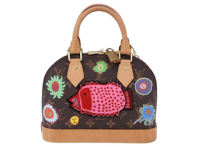 LOUIS VUITTON Monogram Yayoi Kusama Face Alma BB Bag 2way M46428 Auth 197481SAM Monogramma - vista 2