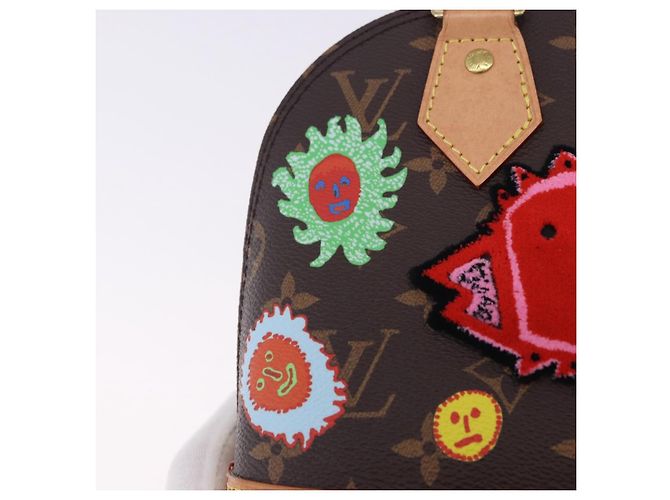 LOUIS VUITTON Monogram Yayoi Kusama Face Alma BB Bag 2way M46428 Auth 197481SAM Monogramma - vista 24