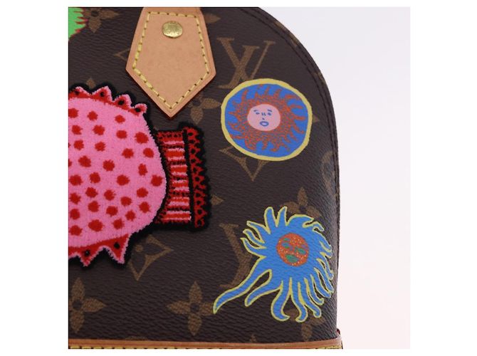 LOUIS VUITTON Monogram Yayoi Kusama Face Alma BB Bag 2way M46428 Auth 197481SAM Monogramma - vista 25