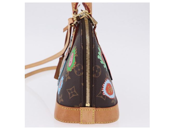 LOUIS VUITTON Monogram Yayoi Kusama Face Alma BB Bag 2way M46428 Auth 197481SAM Monogramma - vista 3