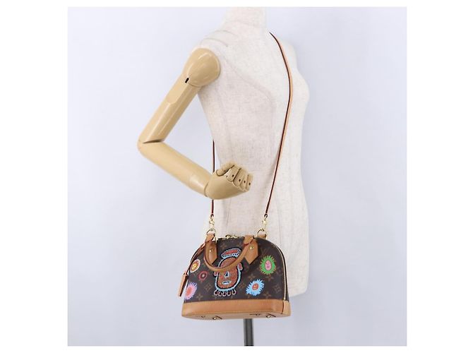 LOUIS VUITTON Monogram Yayoi Kusama Face Alma BB Bag 2way M46428 Auth 197481SAM Monogramma - vista 34