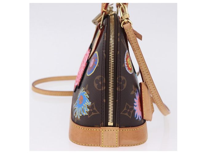 LOUIS VUITTON Monogram Yayoi Kusama Face Alma BB Bag 2way M46428 Auth 197481SAM Monogramma - vista 4