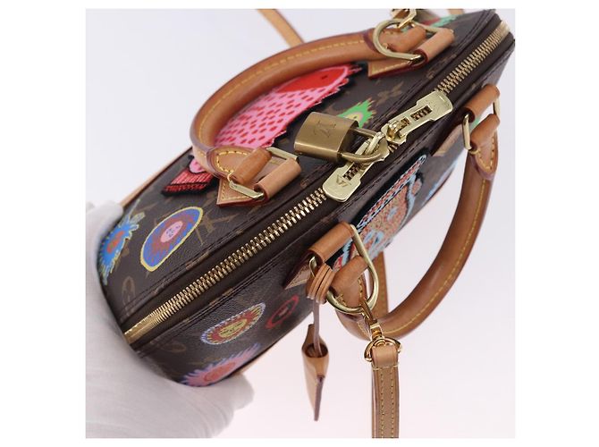 LOUIS VUITTON Monogram Yayoi Kusama Face Alma BB Bag 2way M46428 Auth 197481SAM Monogramma - vista 8