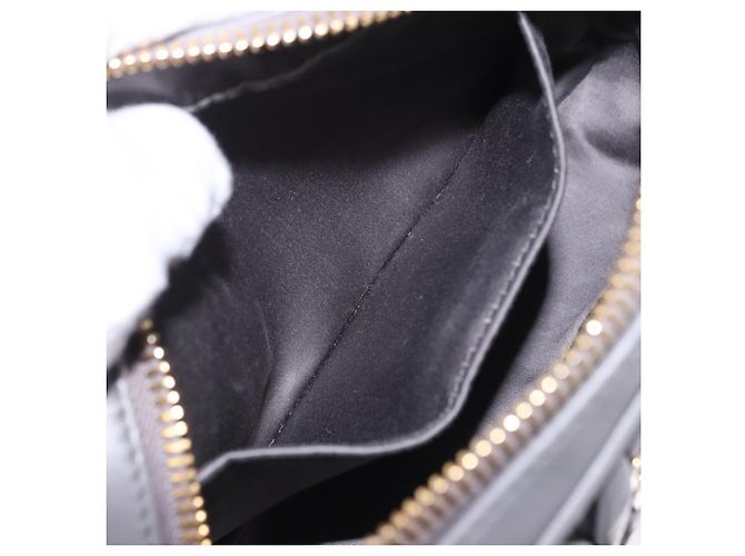 Borsa a tracolla Miu Miu Matelassé in pelle grigia oro Auth 200246V Marrone D'oro - vista 22