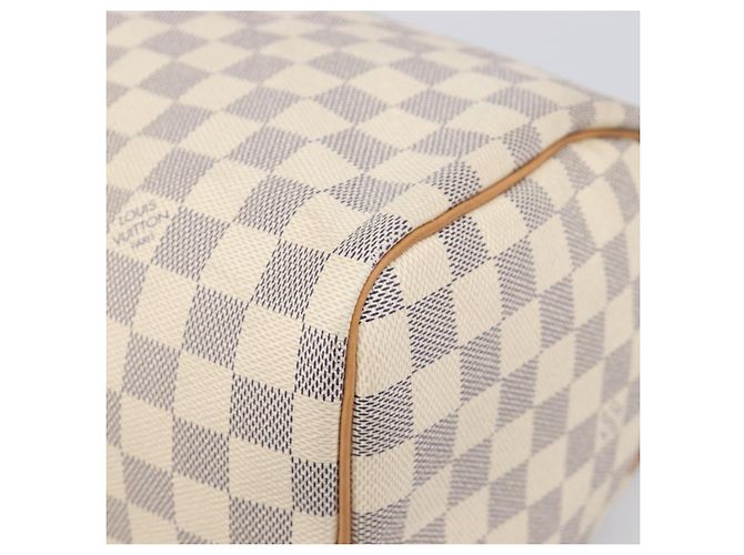 Borsa a mano LOUIS VUITTON Damier Azur Speedy 30 N41533 LV Auth 196914SAV - vista 14