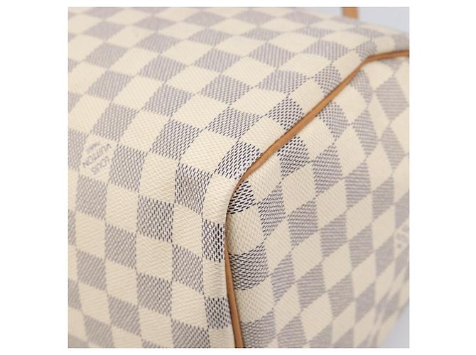 Borsa a mano LOUIS VUITTON Damier Azur Speedy 30 N41533 LV Auth 196914SAV - vista 16