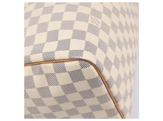Borsa a mano LOUIS VUITTON Damier Azur Speedy 30 N41533 LV Auth 196914SAV - vista 17