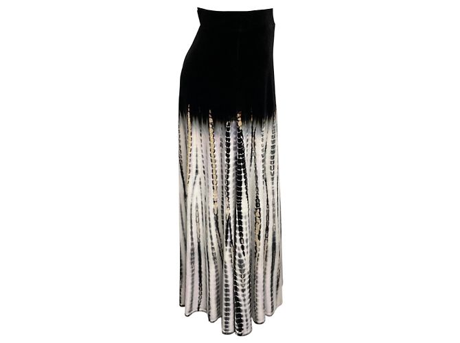 Falda Maxi de Terciopelo Multi Negro Proenza Schouler Multicolor - vista 2