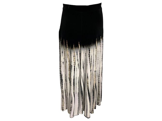 Falda Maxi de Terciopelo Multi Negro Proenza Schouler Multicolor - vista 3