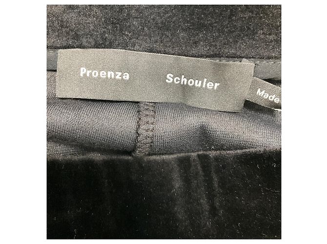 Falda Maxi de Terciopelo Multi Negro Proenza Schouler Multicolor - vista 4