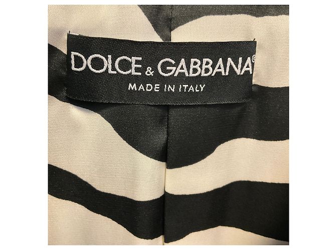 Dolce & Gabbana schwarzer Samt-Blazer mit DG-Logo-Knöpfen - Ansicht 4
