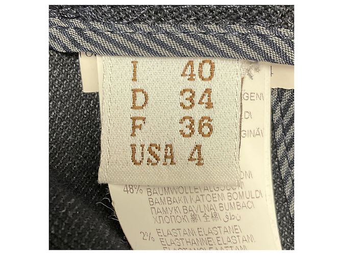 Pantalones de lana azul marino Brunello Cucinelli con Monili - vista 5