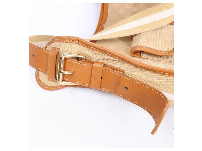 Louis Vuitton Besace Mary Kate Monogram Mini Lin Shoulder Bag en Beige M92323 - vista 4