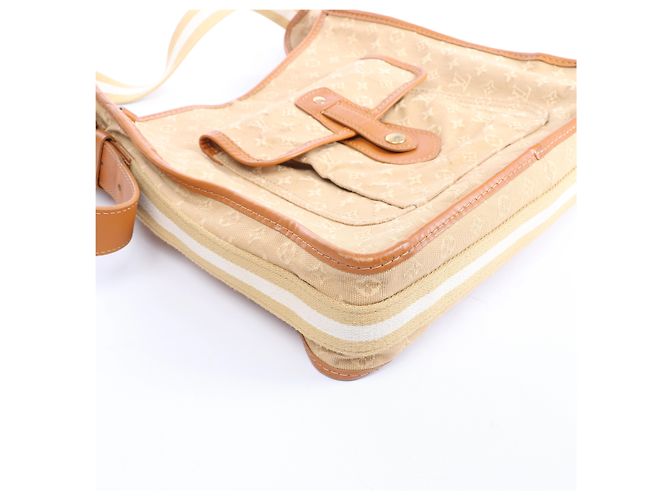 Louis Vuitton Besace Mary Kate Monogram Mini Lin Shoulder Bag en Beige M92323 - vista 8