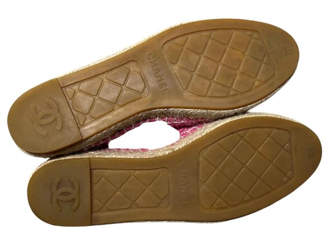 Chanel Espadrilles mit CC-Logo Pink 38 - Ansicht 10