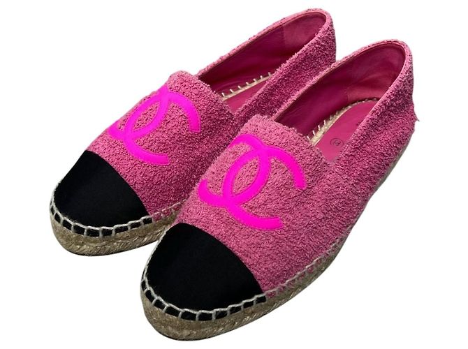 Chanel Espadrilles mit CC-Logo Pink 38 - Ansicht 2