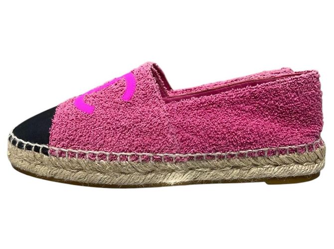 Chanel Espadrilles mit CC-Logo Pink 38 - Ansicht 8