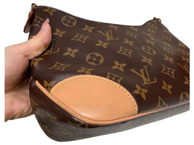 Borsa Louis Vuitton Boulogne PM Monogram Marrone Monogramma - vista 10