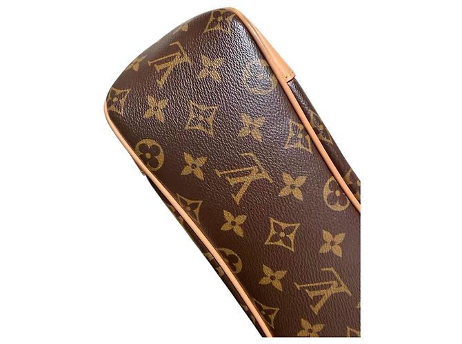 Borsa Louis Vuitton Boulogne PM Monogram Marrone Monogramma - vista 12