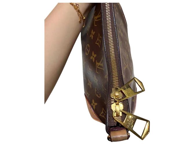 Borsa Louis Vuitton Boulogne PM Monogram Marrone Monogramma - vista 13