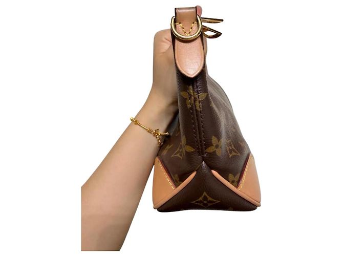 Borsa Louis Vuitton Boulogne PM Monogram Marrone Monogramma - vista 6