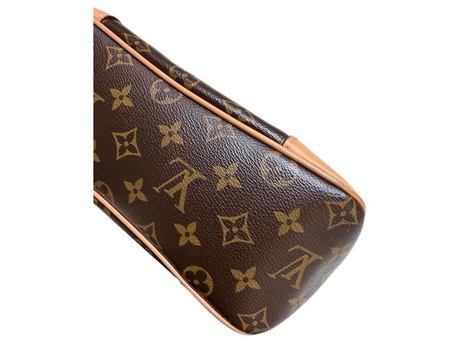 Borsa Louis Vuitton Boulogne PM Monogram Marrone Monogramma - vista 9