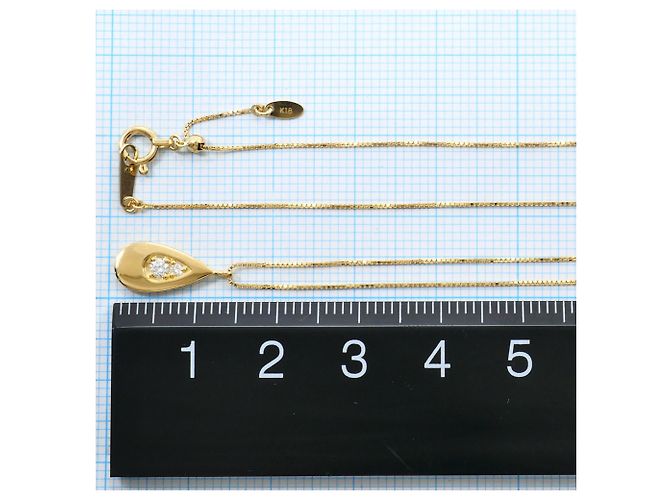Autre Marque Collana in oro giallo 18K con diamante D'oro - vista 4
