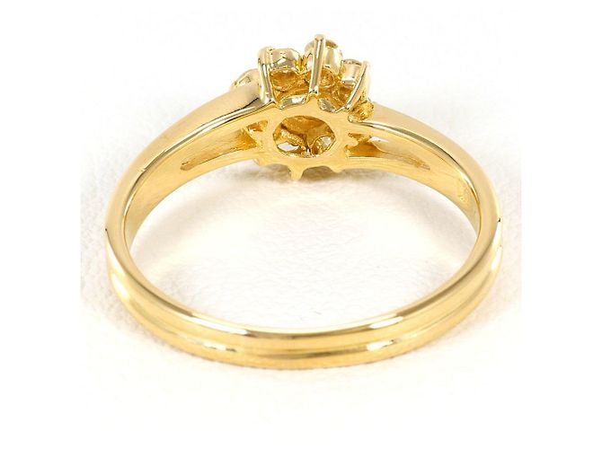 Autre Marque Anello fede in oro giallo 18K e diamanti D'oro - vista 3