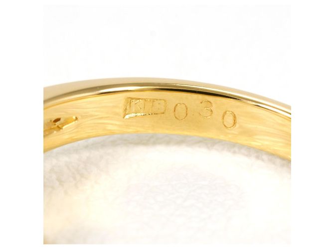 Autre Marque Anello fede in oro giallo 18K e diamanti D'oro - vista 4