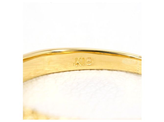 Autre Marque Ringband aus 18K Gelbgold mit Diamant Golden - Ansicht 4