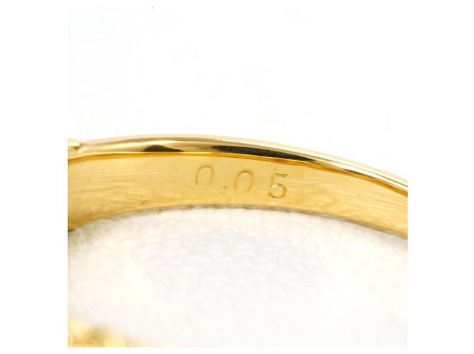 Autre Marque Ringband aus 18K Gelbgold mit Diamant Golden - Ansicht 5