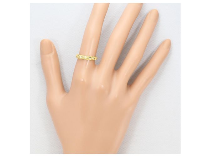 Autre Marque Ringband aus 18K Gelbgold mit Diamant Golden - Ansicht 6