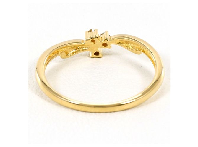 Autre Marque Ringband aus 18K Gelbgold mit Diamant Golden - Ansicht 3