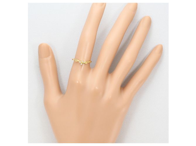 Autre Marque Ringband aus 18K Gelbgold mit Diamant Golden - Ansicht 6