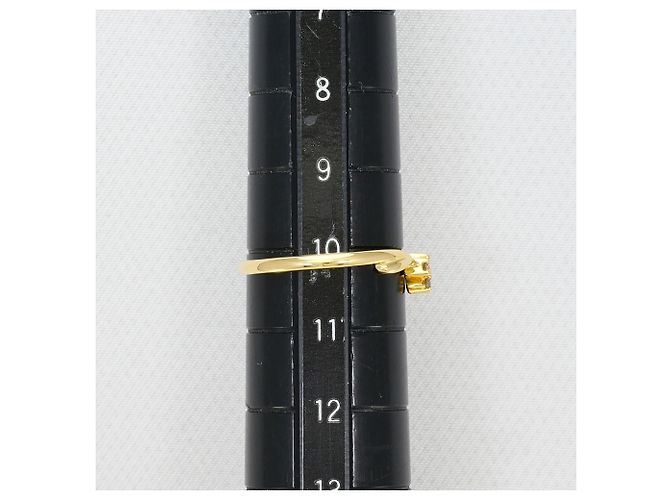 Autre Marque Ringband aus 18K Gelbgold mit Diamant Golden - Ansicht 7