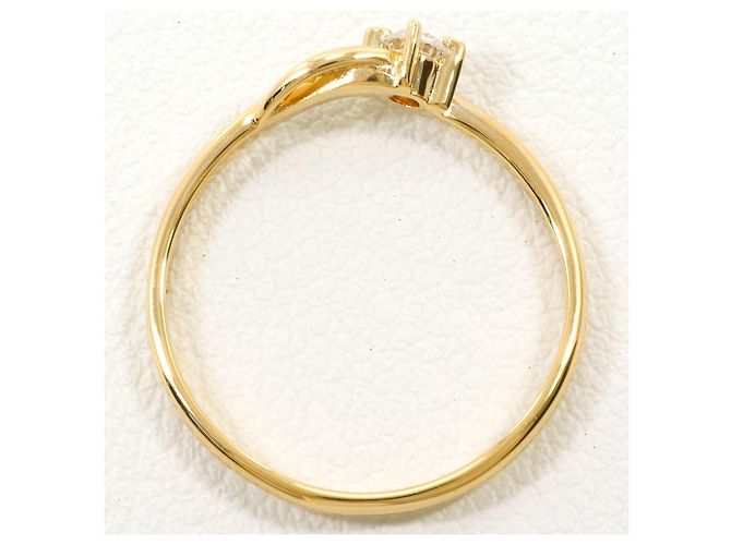 Autre Marque Ring aus 18K Gelbgold mit Diamant Golden - Ansicht 2